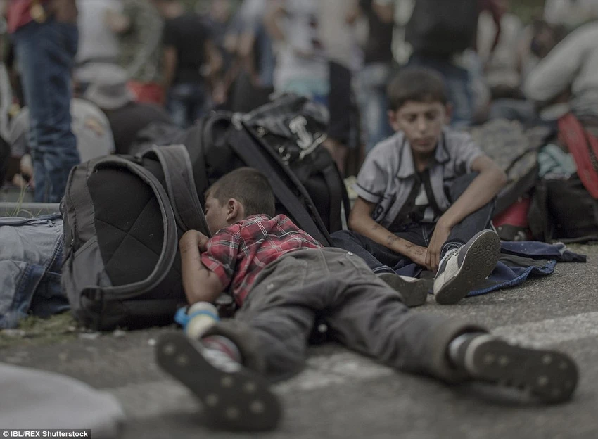 'Rơi nước mắt' vì bộ ảnh trẻ Syria ngủ bờ ngủ bụi ảnh 2 'Rơi nước mắt' vì bộ ảnh trẻ Syria ngủ bờ ngủ bụi ảnh 2