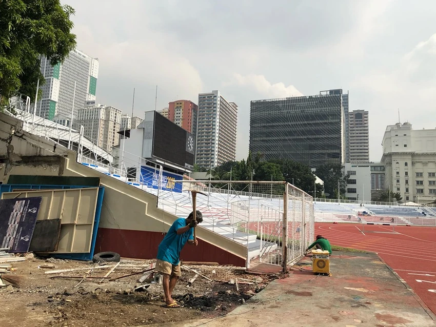 Rizal Memorial chờ thầy trò ông Park đá chung kết SEA Games ảnh 8 Rizal Memorial chờ thầy trò ông Park đá chung kết SEA Games ảnh 8