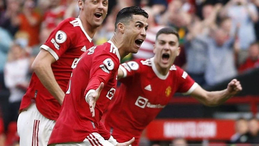 Ronaldo dẫu đã lên hàng lão tướng vẫn là người ghi bàn nhiều nhất cho MU. Ảnh: CGI.