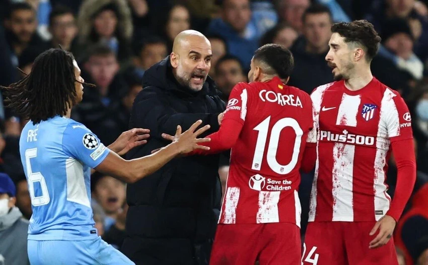 Thầy trò Pep Guardiola chật vật vượt qua Atletico. Ảnh: CGI. Thầy trò Pep Guardiola chật vật vượt qua Atletico. Ảnh: CGI.