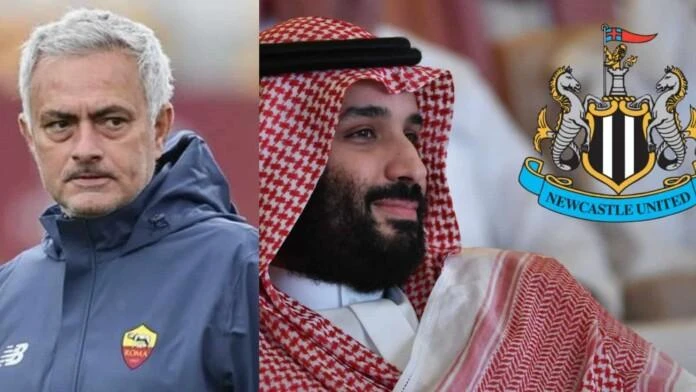 HLV Mourinho lọt vào tầm ngắm của các ông chủ đội bóng Newcastle. Ảnh: CGI.