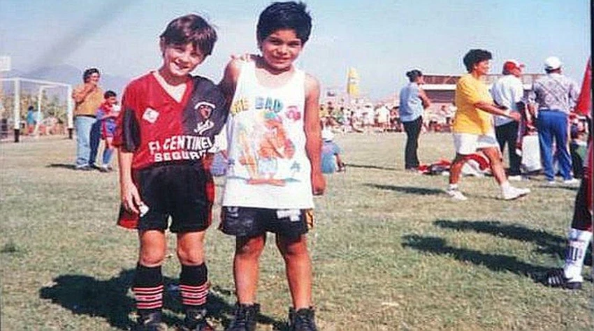 Messi hồn nhiên khi còn chơi bóng ở quê nhà. Ảnh: CGI. Messi hồn nhiên khi còn chơi bóng ở quê nhà. Ảnh: CGI.