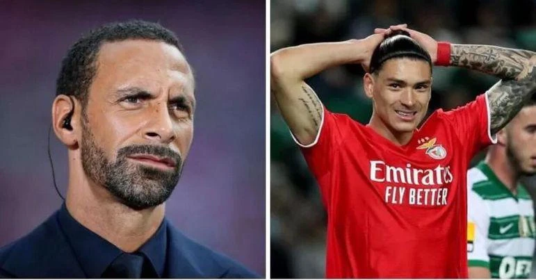 Ferdinand tiếc rẻ khi chân sút Nunez gia nhập Liverpool mà không phải MU. Ảnh: CGI.