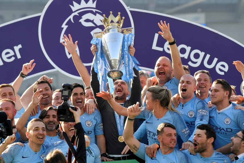 Thầy trò Pep Guardiola tự tin bảo vệ ngôi vua Premier League. Ảnh: CGI.