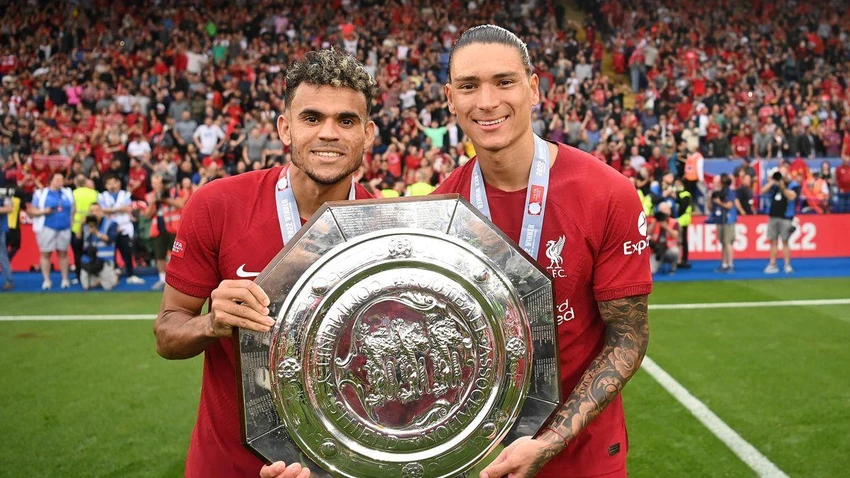 Thành quả đầu tiên của Nunez và đồng đội trong màu áo Liverpool. Ảnh: CGI. Thành quả đầu tiên của Nunez và đồng đội trong màu áo Liverpool. Ảnh: CGI.