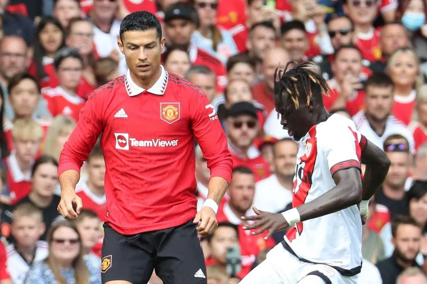 Ronaldo không du đấu cùng MU và chỉ ra sân trong một hiệp ở trận giao hữu cuối cùng trước mùa giải mới. Ảnh: CGI.