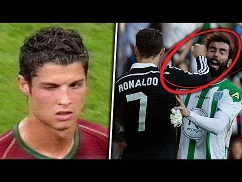 Những hình ảnh xấu xí của Ronaldo trên sân cỏ thường là chủ đề bàn tán và mỉa mai. Ảnh: CGI.