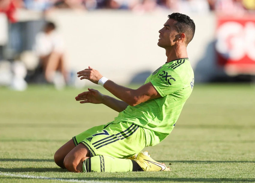Ronaldo vẫn chưa có điểm đến sau khi đưa ra đề nghị chia tay Quỷ đỏ. Ảnh: CGI. Ronaldo vẫn chưa có điểm đến sau khi đưa ra đề nghị chia tay Quỷ đỏ. Ảnh: CGI.