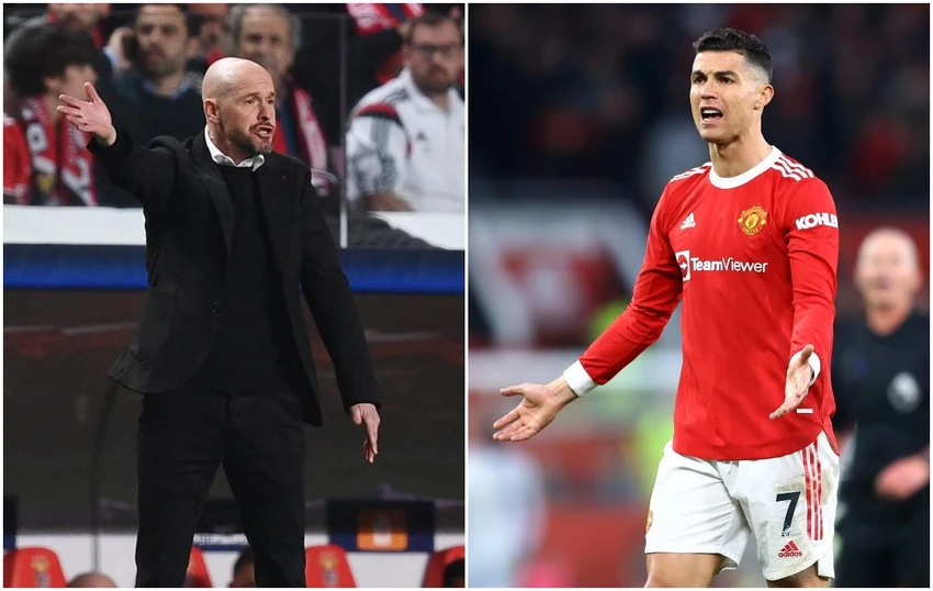 HLV Ten Hag đã "nhốt" Ronaldo trên ghế dự bị và tin vào sức trẻ. Ảnh: CGI. HLV Ten Hag đã "nhốt" Ronaldo trên ghế dự bị và tin vào sức trẻ. Ảnh: CGI.