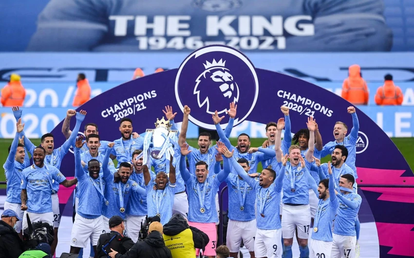 Man City lên đỉnh Premier League 4/5 mùa giải gần nhất. Ảnh: CGI. Man City lên đỉnh Premier League 4/5 mùa giải gần nhất. Ảnh: CGI.