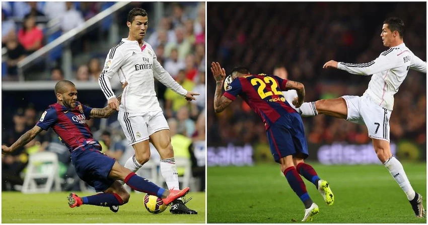 Alves học hỏi Ronaldo nhiều hơn nhưng khẳng định Messi ở thế giới khác. Ảnh: CGI. Alves học hỏi Ronaldo nhiều hơn nhưng khẳng định Messi ở thế giới khác. Ảnh: CGI.