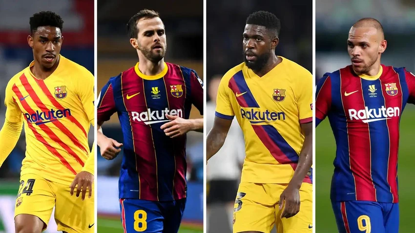 Barca đã vung tiền mua rất nhiều cầu thủ nhưng giá trị sử dụng chẳng bao nhiêu khiến họ lâm vào cảnh nợ khó đòi. Ảnh: CGI. Barca đã vung tiền mua rất nhiều cầu thủ nhưng giá trị sử dụng chẳng bao nhiêu khiến họ lâm vào cảnh nợ khó đòi. Ảnh: CGI.