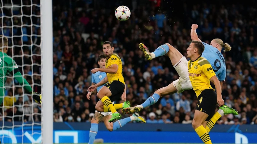 Các đội bóng ở Premier League và Champions League đều khó cản Haaland săn bàn. Ảnh: CGI. Các đội bóng ở Premier League và Champions League đều khó cản Haaland săn bàn. Ảnh: CGI.