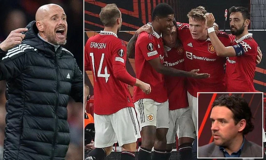 Owen Hargreaves ấn tượng với cách thay đổi của Ten Hag để tìm ra đội hình mạnh nhất cho Man United ở mỗi trận đấu. Ảnh: DAILLYMAIL. Owen Hargreaves ấn tượng với cách thay đổi của Ten Hag để tìm ra đội hình mạnh nhất cho Man United ở mỗi trận đấu. Ảnh: DAILLYMAIL.