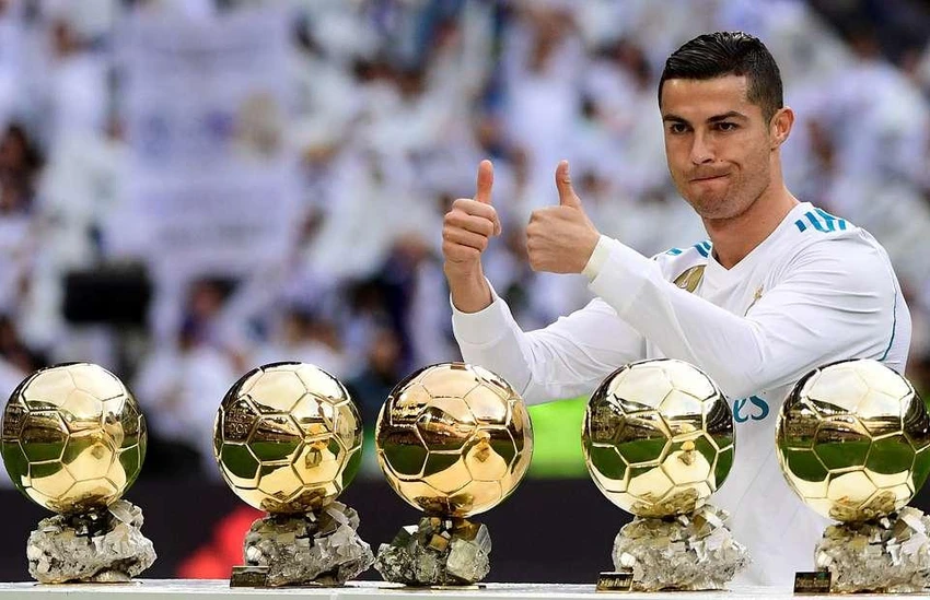 Ronaldo đã năm lần giành Quả bóng vàng. Ảnh: GETTY. Ronaldo đã năm lần giành Quả bóng vàng. Ảnh: GETTY.