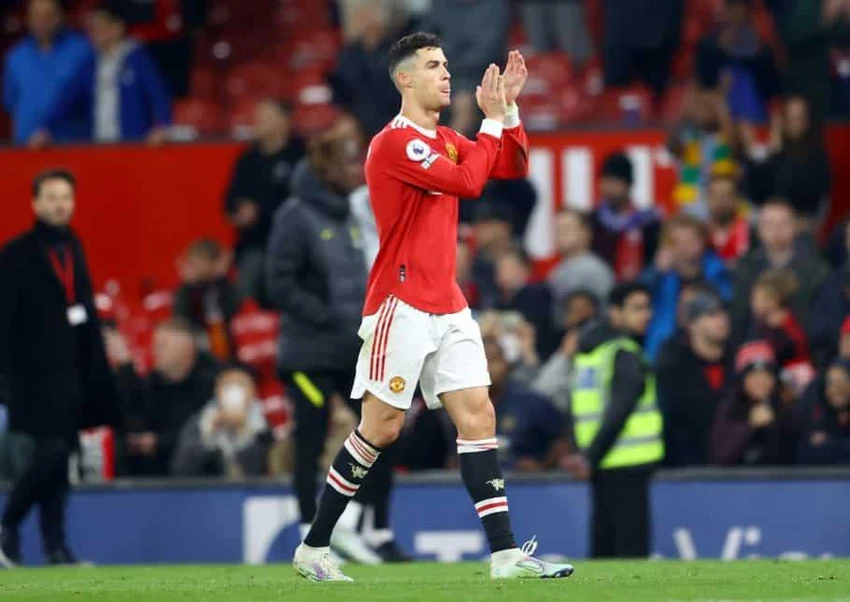 Ronaldo đã trở lại đội hình một của Man United nhưng có thể anh rời đi vào tháng 1-2023. Ảnh: GETTY. Ronaldo đã trở lại đội hình một của Man United nhưng có thể anh rời đi vào tháng 1-2023. Ảnh: GETTY.