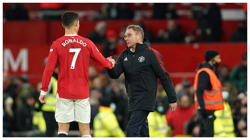 Ronaldo ghi nhiều bàn thắng nhất đội nhưng vẫn không thể giúp thầy Rangnick thỏa mãn suất dự Champions League. Ảnh: GETTY. Ronaldo ghi nhiều bàn thắng nhất đội nhưng vẫn không thể giúp thầy Rangnick thỏa mãn suất dự Champions League. Ảnh: GETTY.