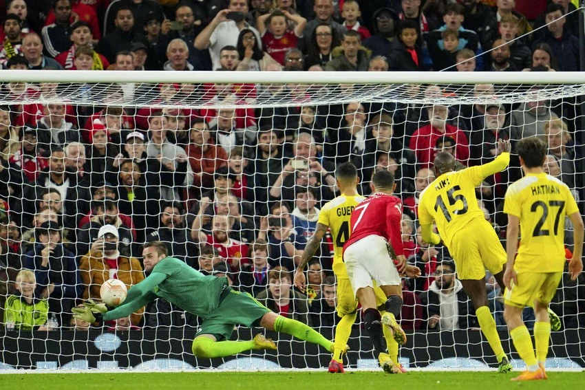 Ronaldo đã ghi bàn ấn định 3-0 cho Man United ở phút 81 vào lưới Sheriff. Ảnh: GETTY. Ronaldo đã ghi bàn ấn định 3-0 cho Man United ở phút 81 vào lưới Sheriff. Ảnh: GETTY.