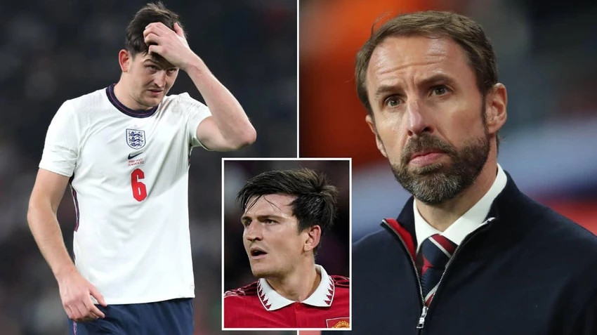 HLV Gareth Southgate sẽ đưa Maguire lên tuyển Anh dù trung vệ này không có nhiều thời gian chơi bóng ở Quỷ đỏ, một phần do vừa bị chấn thương. Ảnh: GETTY.