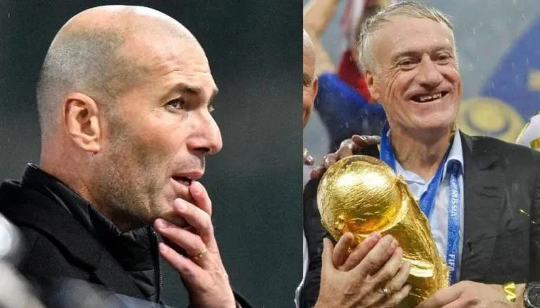 Zidane sẽ thay đồng nghiệp Deschamp bất kể kết quả của tuyển Pháp ở vòng chung kết World Cup 2022. Ảnh: GETTY. Zidane sẽ thay đồng nghiệp Deschamp bất kể kết quả của tuyển Pháp ở vòng chung kết World Cup 2022. Ảnh: GETTY.
