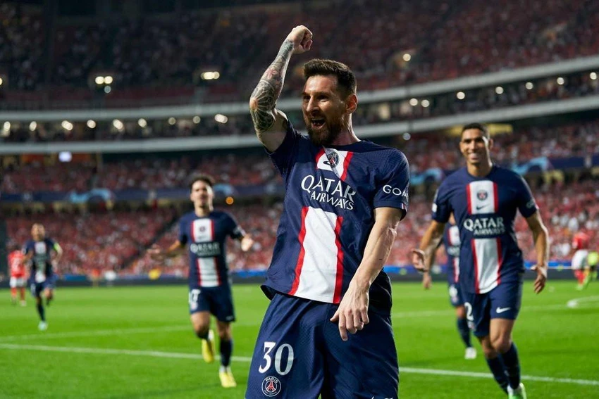 Messi đang tỏa sáng rực rỡ trong màu áo CLB lớn thành Paris. Ảnh: GETTY. Messi đang tỏa sáng rực rỡ trong màu áo CLB lớn thành Paris. Ảnh: GETTY.