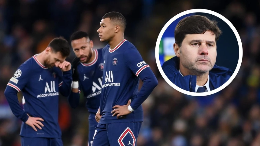 HLV Pochettino từng khổ sở trong một đội hình đầy sao của PSG. Ảnh: GETTY. Kylian mbappe