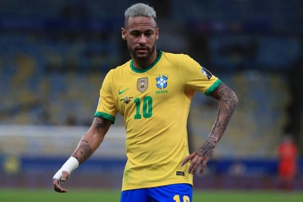 Neymar hy vọng sẽ ghi ít nhất 5 bàn thắng ở Qatar. Ảnh: GETTY. Neymar Brazil