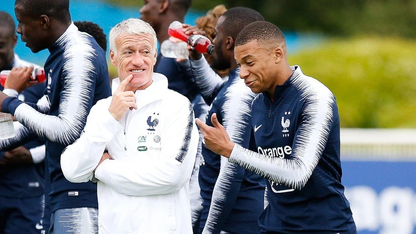 HLV Deschamp có nhiều chọn lựa ở hàng công, đặc biệt là tiểu tướng 23 tuổi Mbappe. Ảnh: GETTY. HLV Deschamp có nhiều chọn lựa ở hàng công, đặc biệt là tiểu tướng 23 tuổi Mbappe. Ảnh: GETTY.