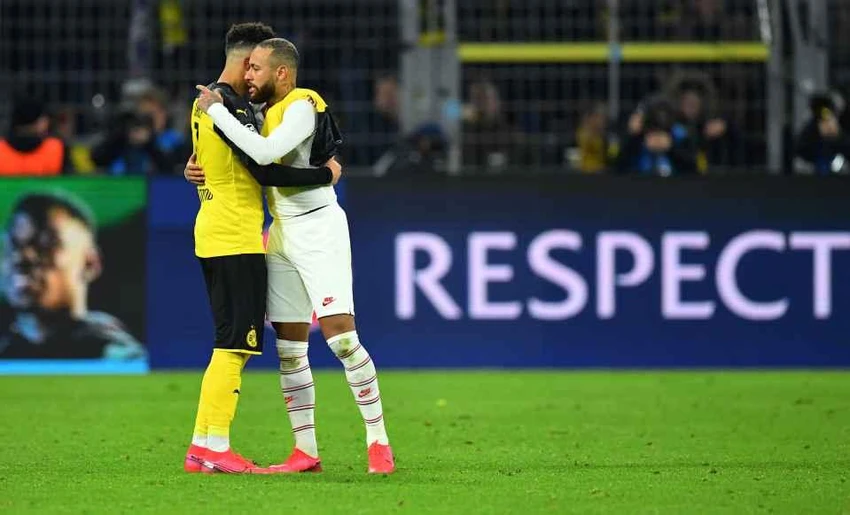 Neymar yêu thích lối chơi của Sancho. Ảnh: GETTY. Neymar Brazil