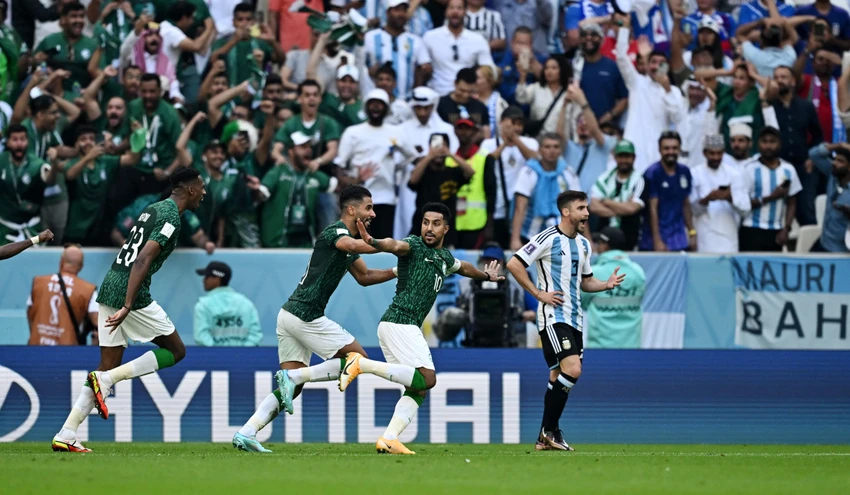 Saudi Arabia gây chấn động làng bóng thế giới sau cú lội ngược dòng khó tin trước ông lớn Argentina. Ảnh: GETTY. Saudi Arabia gây chấn động làng bóng thế giới sau cú lội ngược dòng khó tin trước ông lớn Argentina. Ảnh: GETTY.