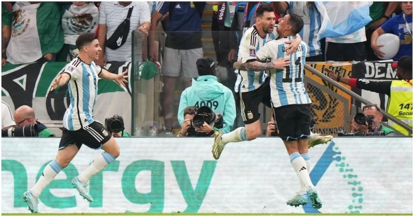 M10 mở rộng cửa đi tiếp cho đội tuyển Argentina. Ảnh: GETTY. M10 mở rộng cửa đi tiếp cho đội tuyển Argentina. Ảnh: GETTY.