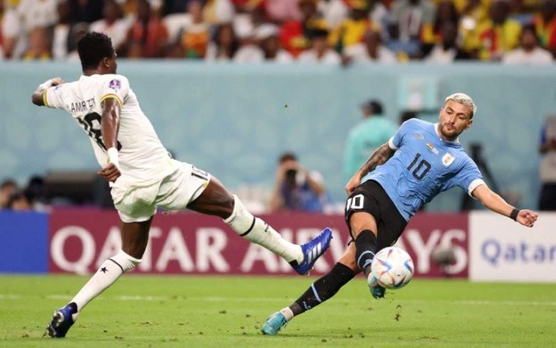 Uruguay có 4 điểm sau ba trận đấu và phải sớm dừng cuộc chơi ở vòng bảng World Cup 2022. Ảnh: GETTY. Uruguay có 4 điểm sau ba trận đấu và phải sớm dừng cuộc chơi ở vòng bảng World Cup 2022. Ảnh: GETTY.