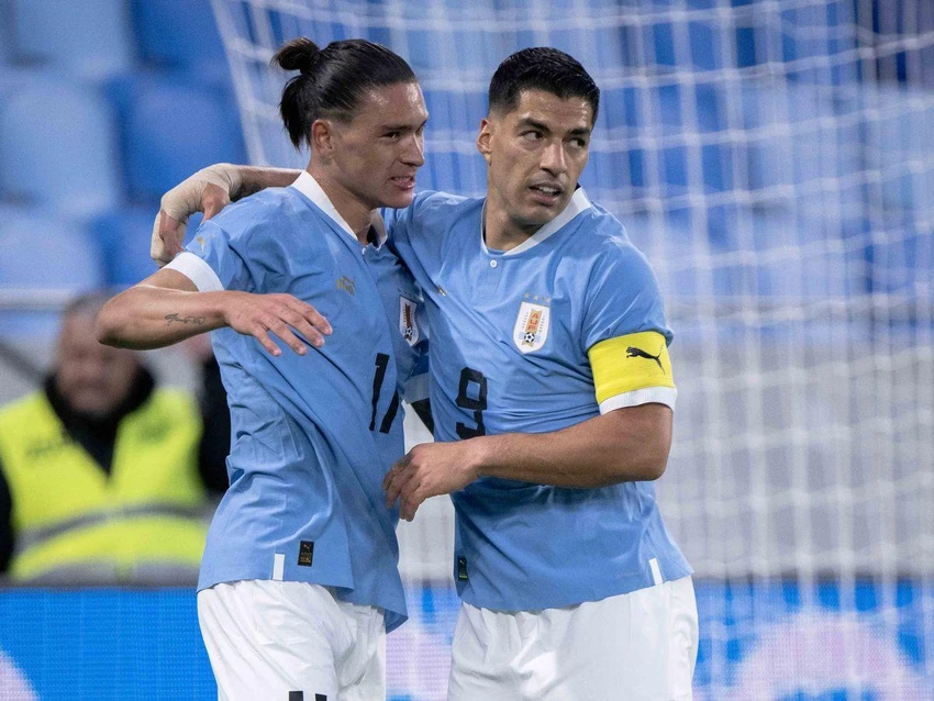 Nunez và tuyển Uruguay bị loại đau đớn với những nghi ngờ trọng tài bỏ qua một quả phạt đền cho họ. Ảnh: GETTY. Nunez và tuyển Uruguay bị loại đau đớn với những nghi ngờ trọng tài bỏ qua một quả phạt đền cho họ. Ảnh: GETTY.