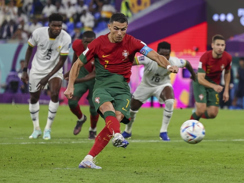 Ronaldo mới ghi một bàn thắng cho Bồ Đào Nha ở vòng chung kết World Cup. Ảnh: GETTY. Ronaldo mới ghi một bàn thắng cho Bồ Đào Nha ở vòng chung kết World Cup. Ảnh: GETTY.
