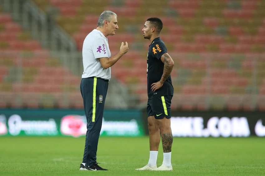 HLV Tite không có sự phục vụ của Gabriel Jesus ở phần còn lại của World Cup 2022. Ảnh: GETTY. HLV Tite không có sự phục vụ của Gabriel Jesus ở phần còn lại của World Cup 2022. Ảnh: GETTY.
