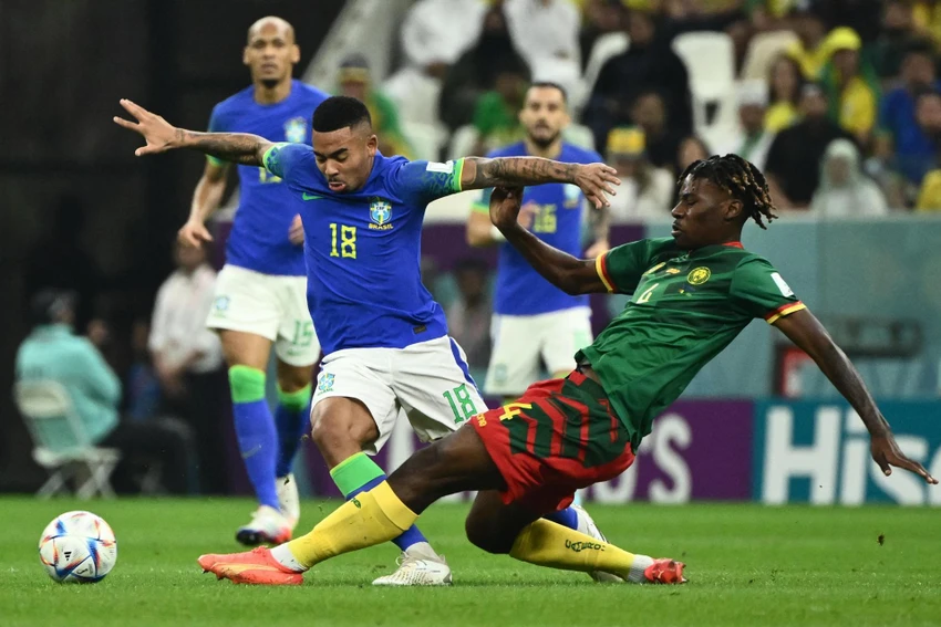 Jesus mới chấn thương ở trận gặp Cameroon, không phải bị trước đó. Ảnh: GETTY. Jesus mới chấn thương ở trận gặp Cameroon, không phải bị trước đó. Ảnh: GETTY.