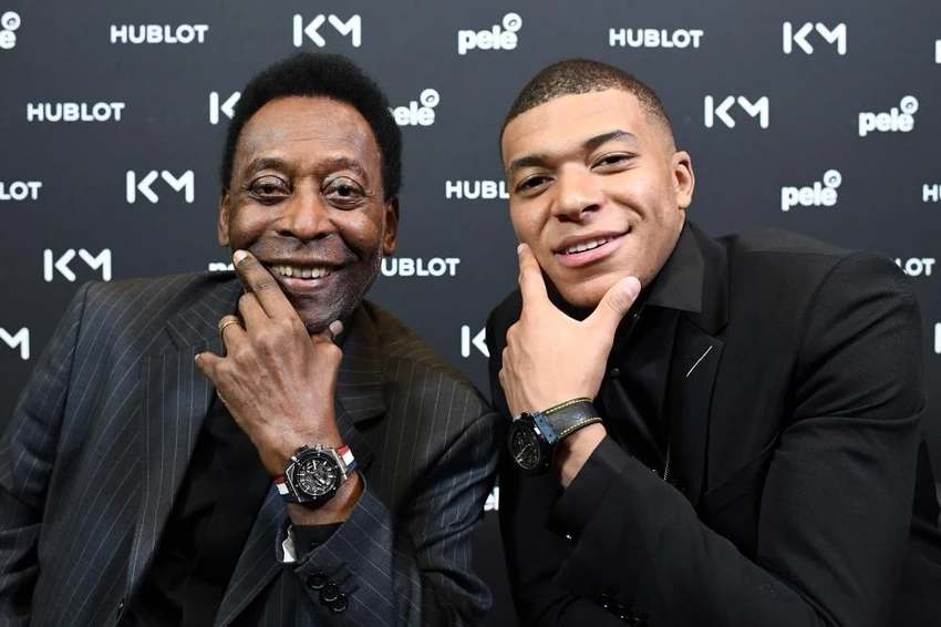 Mbappe đã ghi 9 bàn tại World Cup, hơn thần tượng Pele một bàn trước khi chạm mốc 24 tuổi. Ảnh: GETTY. Mbappe đã ghi 9 bàn tại World Cup, hơn thần tượng Pele một bàn trước khi chạm mốc 24 tuổi. Ảnh: GETTY.