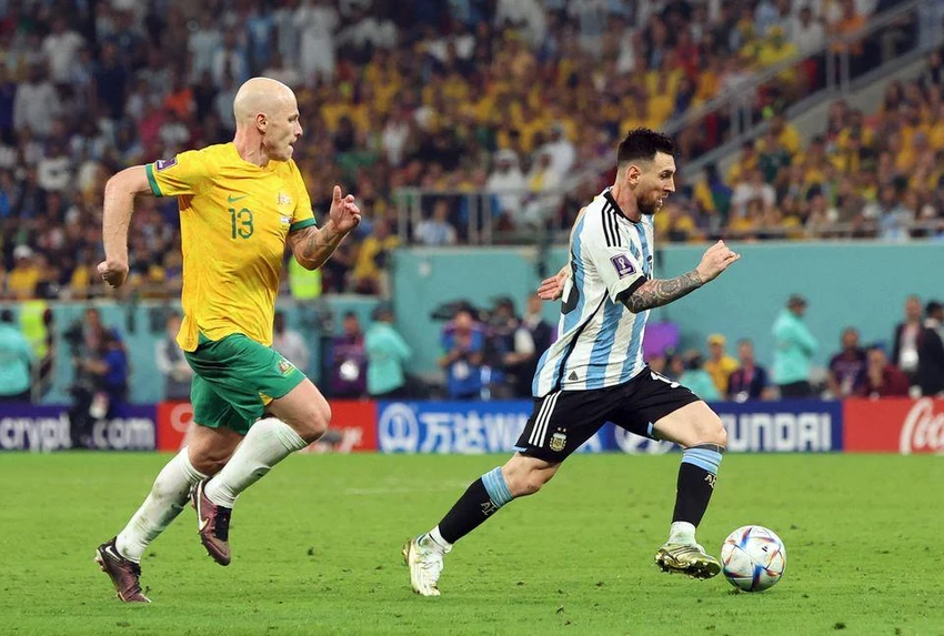 Messi đã ghi ba bàn thắng và một kiến tạo cho đội tuyển Argentina sau bốn trận đấu tại World Cup 2022. Ảnh: GETTY.
