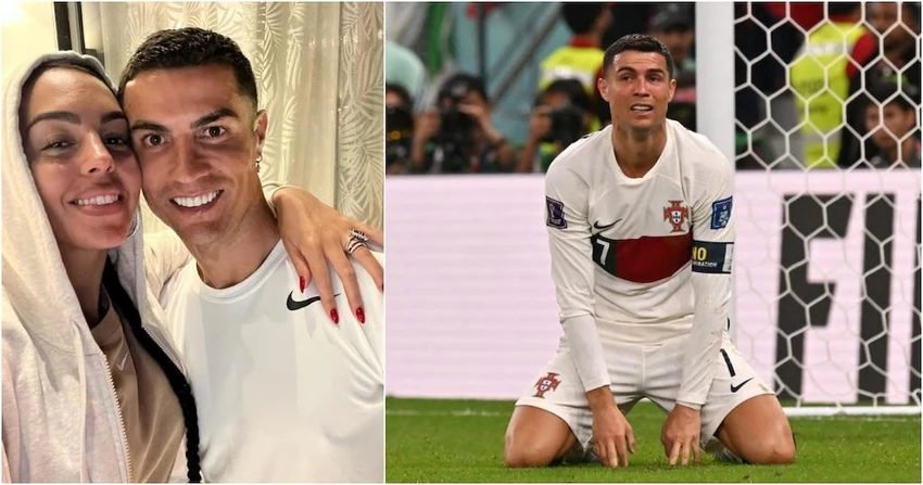 Georgina Rodriguez cho rằng HLV Santos đã sai lầm khi tiếp tục để Ronaldo trên băng ghế dự bị. Ảnh: GETTY. Georgina Rodriguez cho rằng HLV Santos đã sai lầm khi tiếp tục để Ronaldo trên băng ghế dự bị. Ảnh: GETTY.