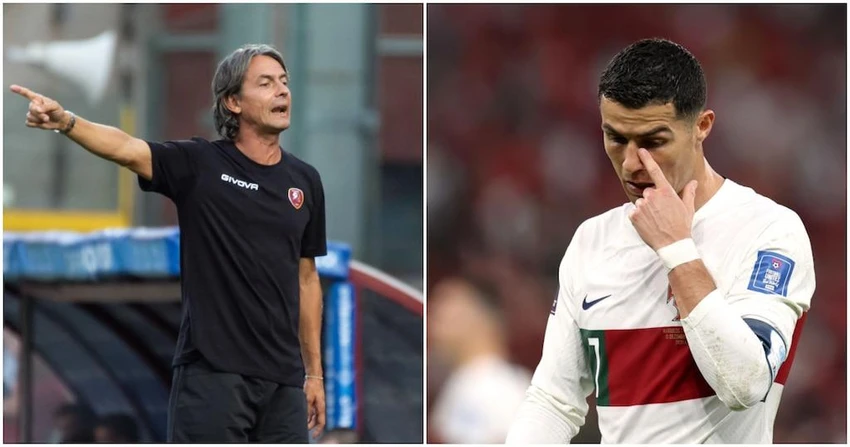 Tiền đạo cũ của tuyển Ý nhắn nhủ Ronaldo dừng lại khi đang ở trên đỉnh. Ảnh: GETTY. Tiền đạo cũ của tuyển Ý nhắn nhủ Ronaldo dừng lại khi đang ở trên đỉnh. Ảnh: GETTY.