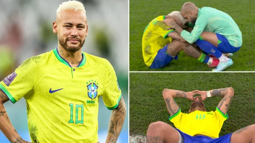 Chân sút của tuyển Brazil khóc tức tưởi khi dừng cuộc chơi ở tứ kết World Cup 2022. Ảnh: GETTY. Chân sút của tuyển Brazil khóc tức tưởi khi dừng cuộc chơi ở tứ kết World Cup 2022. Ảnh: GETTY.