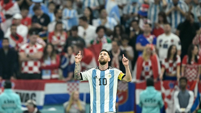 Messi đã làm tan nát những trái tim của người yêu đội tuyển Croatia. Ảnh: GETTY. Messi đã làm tan nát những trái tim của người yêu đội tuyển Croatia. Ảnh: GETTY.