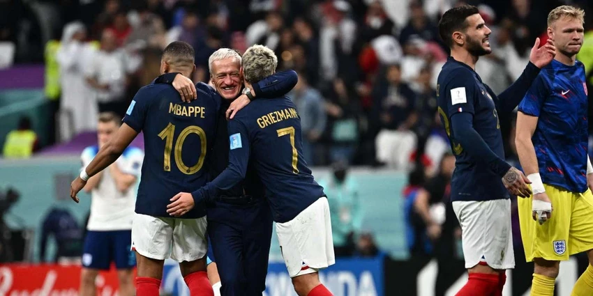 Chiến thắng của tuyển Pháp ở bán kết với hai bàn vào lưới Morocco có dấu ấn chiến thuật lớn của HLV Deschamps. Ảnh: GETTY. Chiến thắng của tuyển Pháp ở bán kết với hai bàn vào lưới Morocco có dấu ấn chiến thuật lớn của HLV Deschamps. Ảnh: GETTY.