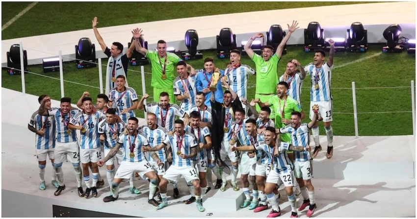 Đội tuyển Argentina vô địch World Cup sau 36 năm chờ đợi. Ảnh: GETTY. Đội tuyển Argentina vô địch World Cup sau 36 năm chờ đợi. Ảnh: GETTY.