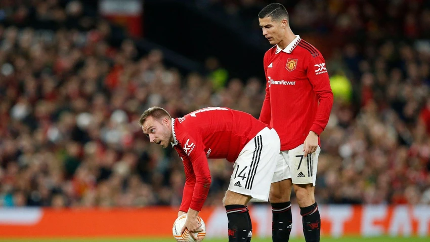 Chân sút của Bồ Đào Nha không còn đóng vai trò lớn trong đội hình của Man United. Ảnh: GETTY.