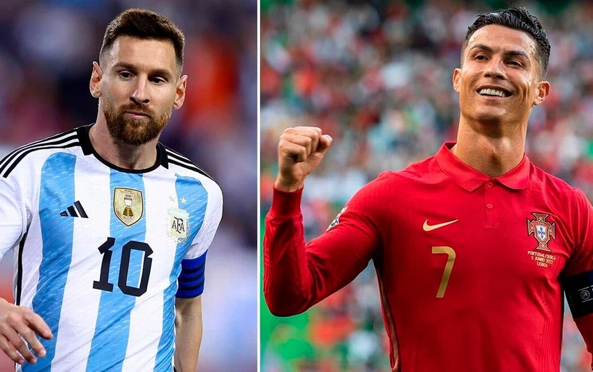 Messi đã vượt qua Ronaldo với chiếc cúp vô địch thế giới. Ảnh: GETTY. Messi đã vượt qua Ronaldo với chiếc cúp vô địch thế giới. Ảnh: GETTY.