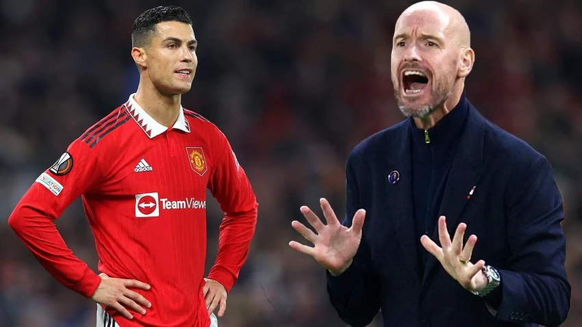 HLV Ten Hag vẫn rất cần một tiền đạo chất lượng để thay thế Ronaldo. Ảnh: GETTY.