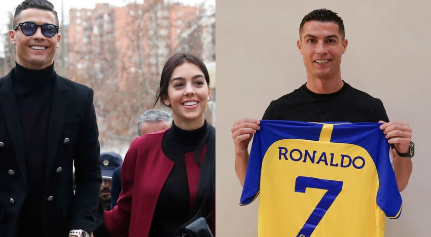 Ronaldo và bạn gái bắt đầu cuộc phiêu lưu mới ở Vùng Vịnh. Ảnh: GETTY. Ronaldo và bạn gái bắt đầu cuộc phiêu lưu mới ở Vùng Vịnh. Ảnh: GETTY.