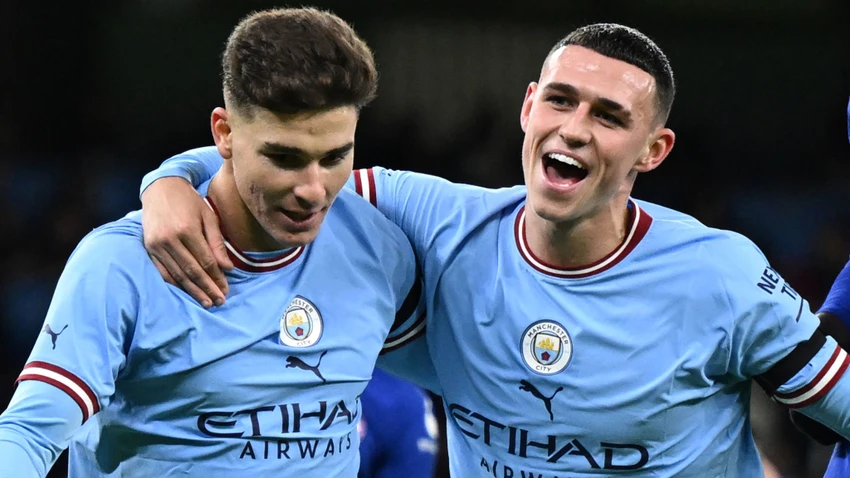 Man City dễ dàng đại thắng 4-0 để tiễn Chelsea rời cuộc chơi FA Cup. Ảnh: GETTY. Man City dễ dàng đại thắng 4-0 để tiễn Chelsea rời cuộc chơi FA Cup. Ảnh: GETTY.