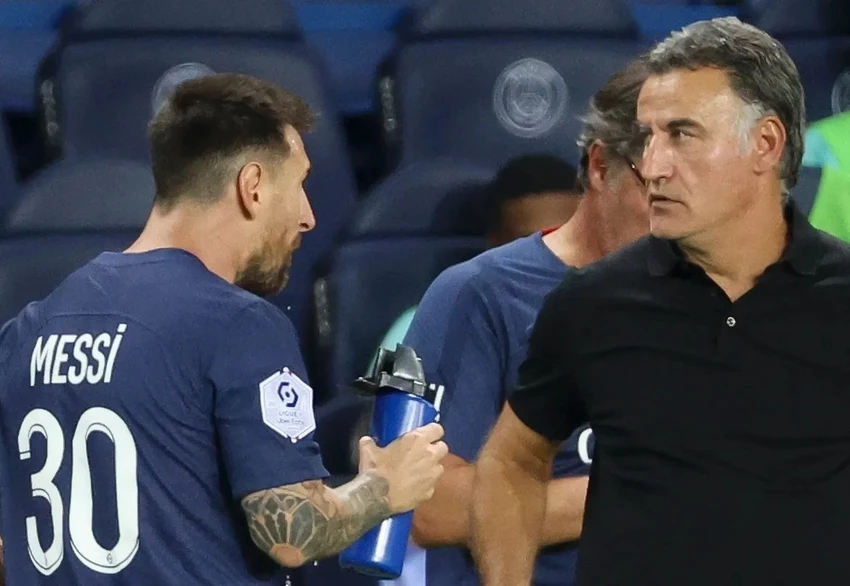 HLV Galtier cho biết Messi sẽ tiếp tục gắn bó với sân Công viên các Hoàng tử. Ảnh: GETTY. HLV Galtier cho biết Messi sẽ tiếp tục gắn bó với sân Công viên các Hoàng tử. Ảnh: GETTY.